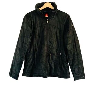 Columbia Omni Heat Quilted Jacket Coat in Black Size Small
